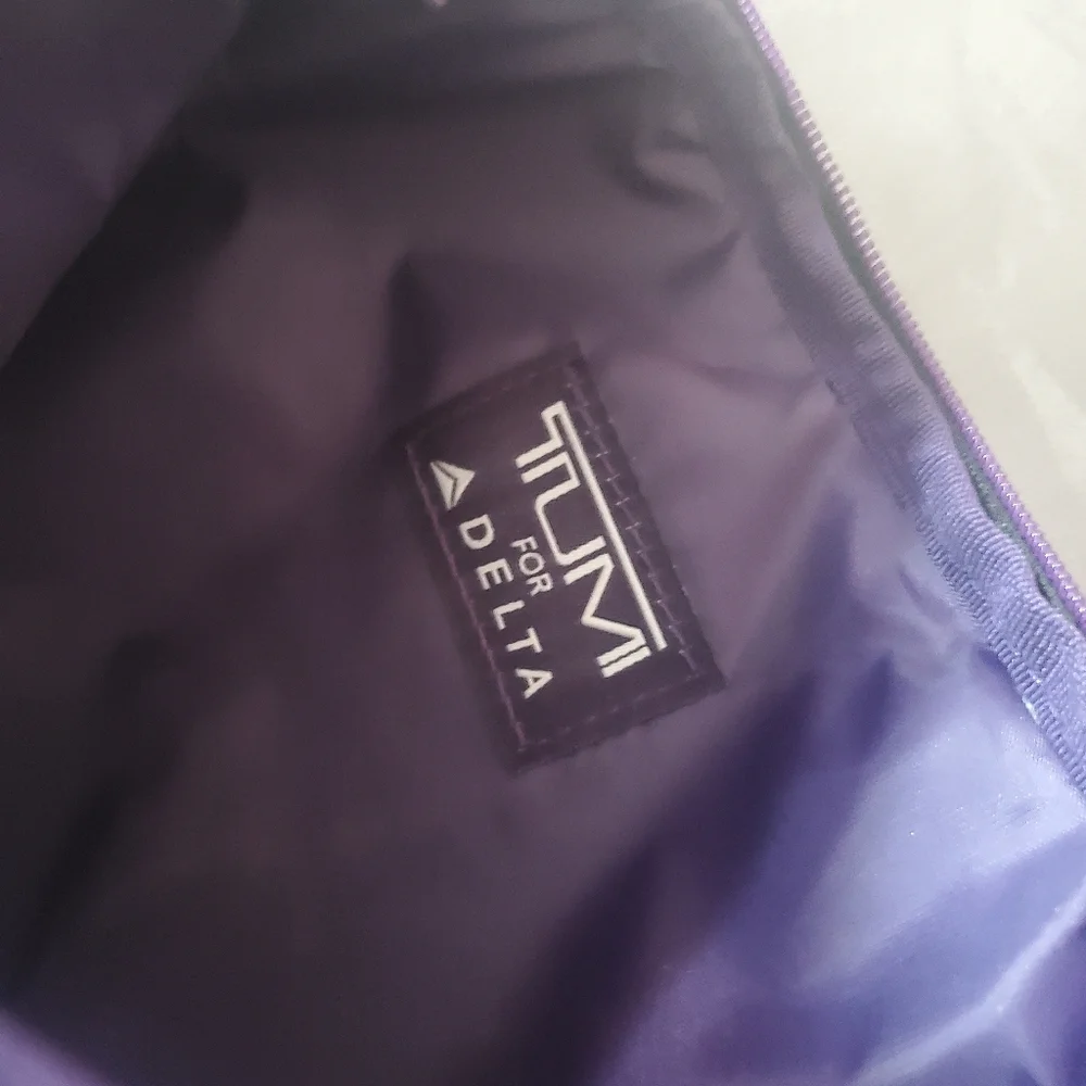 Tumi for delta pouch nylon Washable Black Bag MEN'S